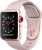 Купить Apple Watch Series 3 // 42мм GPS + Cellular // Корпус из золотистого алюминия, спортивный ремешок цвета «розовый песок» (MQK32)