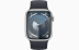 Apple Watch Series 9 // 45мм GPS+Cellular // Корпус из алюминия серебристого цвета, монобраслет цвета "темная ночь"