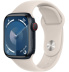 Apple Watch Series 9 // 41мм GPS+Cellular // Корпус из алюминия цвета "темная ночь", спортивный ремешок цвета "сияющая звезда"