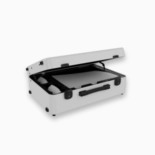 Портативный игровой кейс с монитором POGA Lux для Playstation 5 (только кейс, без консоли) (White)
