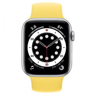 Apple Watch Series 6 // 40мм GPS // Корпус из алюминия серебристого цвета, монобраслет имбирного цвета