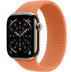Apple Watch Series 11 // 46мм GPS+Cellular // Корпус из титана золотого цвета, плетеный монобраслет цвета "куркума"