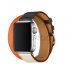 38/40 мм Ремешок Hermès Double Tour из кожи Swift цвета Indigo/Craie/Orange для Apple Watch Hermès 38/40 мм Ремешок Hermès Double Tour из кожи Swift цвета Indigo/Craie/Orange для Apple Watch Hermès