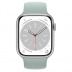 Apple Watch Series 8 // 41мм GPS // Корпус из алюминия серебристого цвета, монобраслет цвета "суккулент"