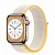 Купить Apple Watch Series 8 // 41мм GPS + Cellular // Корпус из нержавеющей стали золотого цвета, спортивный браслет цвета "сияющая звезда"