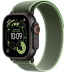 Apple Watch Ultra 3 (2025) // 49мм GPS+Cellular // Корпус из черного титана, ремешок Trail Loop зеленого цвета