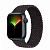 Купить Apple Watch Series 7 // 41мм GPS // Корпус из алюминия цвета «тёмная ночь», плетёный монобраслет цвета «Black Unity»