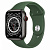 Купить Apple Watch Series 7 // 45мм GPS + Cellular // Корпус из титана цвета «черный космос», спортивный ремешок цвета «зелёный клевер»