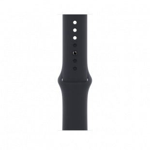 Apple Watch Series 8 // 45мм GPS // Корпус из алюминия цвета "темная ночь", спортивный ремешок цвета "темная ночь"