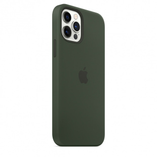 Силиконовый чехол MagSafe для iPhone 12 Pro, цвет «Кипрский зелёный»