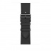 Apple Watch Series 5 Hermès // 44мм GPS + Cellular // Корпус из нержавеющей стали, ремешок Single Tour из кожи Swift цвета Noir 