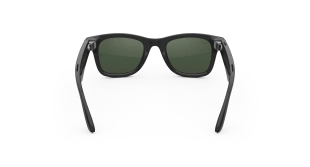 Умные очки Ray-Ban  Wayfarer (2-gen)  (Черная глянцевая оправа, прозрачно-зеленые фотохромные линзы)