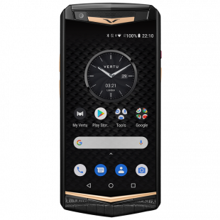 Vertu Aster P Gothic Titanium Gold Black Alligator M9