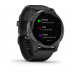 Умные часы Garmin Vivoactive 4 (45mm), серый  стальной корпус, черный силиконовый ремешок