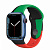 Купить Apple Watch Series 7 // 41мм GPS + Cellular // Корпус из алюминия синего цвета, спортивный ремешок цвета «Black Unity»