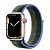 Купить Apple Watch Series 7 // 41мм GPS + Cellular // Корпус из алюминия цвета «сияющая звезда», спортивный браслет цвета «синий омут/зелёный мох»