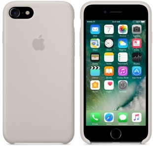 Силиконовый чехол для iPhone 7/8, бежевый цвет, оригинальный Apple, оригинальный Apple