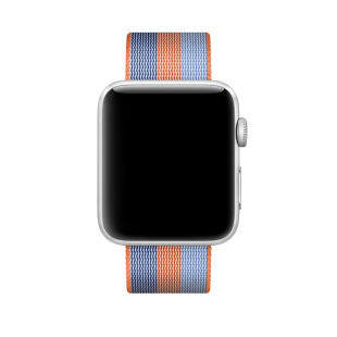 42/44мм Ремешок из плетёного нейлона оранжевого цвета для Apple Watch