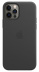 Кожаный чехол MagSafe для iPhone 12 Pro Max, чёрный цвет