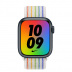 Apple Watch Series 7 // 45мм GPS // Корпус из алюминия цвета «тёмная ночь», спортивный браслет Nike радужного цвета Apple Watch Series 7 // 45мм GPS // Корпус из алюминия цвета «тёмная ночь», спортивный браслет Nike радужного цвета