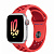 Купить Apple Watch Series 8 // 41мм GPS + Cellular // Корпус из алюминия серебристого цвета, спортивный ремешок Nike цвета "ярко-малиновый/спортивный красный"