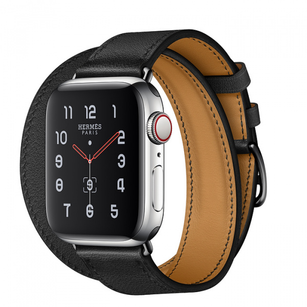 Apple Watch Series 5 Hermes 40 GPS Cellular Double Tour Swift Noir