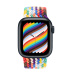 Apple Watch Series 8 // 45мм GPS // Корпус из алюминия цвета "темная ночь", плетёный монобраслет цвета Pride Edition