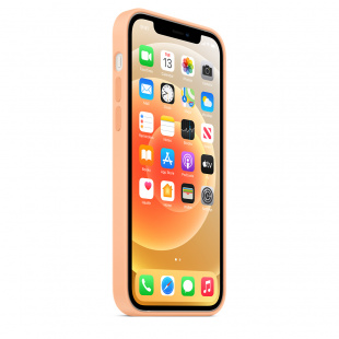 Силиконовый чехол MagSafe для iPhone 12 Pro Max, светло-абрикосовый цвет