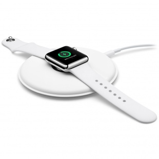 Док-станция для зарядки Apple Watch с магнитным креплением — белая