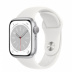 Apple Watch Series 8 // 41мм GPS // Корпус из алюминия серебристого цвета, спортивный ремешок белого цвета