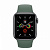 Купить Apple Watch Series 5 // 40мм GPS // Корпус из алюминия цвета «серый космос», спортивный ремешок цвета «сосновый лес»