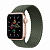 Купить Apple Watch SE // 40мм GPS // Корпус из алюминия золотого цвета, плетёный монобраслет цвета «Зелёные холмы» (2020)