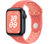 Apple Watch SE // 40мм GPS // Корпус из алюминия цвета «тёмная ночь», спортивный ремешок Nike цвета «Волшебный уголек» (2024)