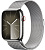 Купить Apple Watch Series 9 // 45мм GPS+Cellular // Корпус из нержавеющей стали серебристого цвета, миланский сетчатый браслет серебристого цвета