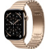 Apple Watch Series 11 // 46мм GPS+Cellular // Корпус из титана золотого цвета, блочный браслет золотого цвета