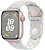Купить Apple Watch Series 9 // 45мм GPS // Корпус из алюминия розового цвета, спортивный ремешок Nike цвета "чистая платина"