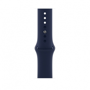 Apple Watch Series 6 // 44мм GPS + Cellular // Корпус из алюминия синего цвета, спортивный ремешок цвета «Тёмный ультрамарин»