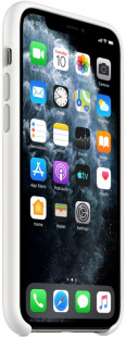 Силиконовый чехол для iPhone 11 Pro Max, белый цвет, оригинальный Apple