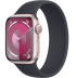 Apple Watch Series 9 // 41мм GPS // Корпус из алюминия розового цвета, монобраслет цвета "темная ночь"