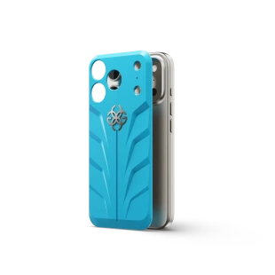 Чехол Golden Concept для iPhone 17 Pro Max, Magnetic Shield, Racing Sport Rubber, Curacao Blue Чехол Golden Concept для iPhone 17 Pro Max, Magnetic Shield, Racing Sport Rubber, Curacao Blue