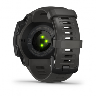 Туристические умные часы Garmin Instinct (45mm), корпус и силиконовый ремешок цвета Graphite