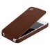 Чехол для iPhone 5s HOCO Lizard pattern Leather Case Brown