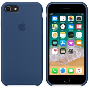 Силиконовый чехол для iPhone 7/8, цвет «тёмный кобальт», оригинальный Apple, оригинальный Apple