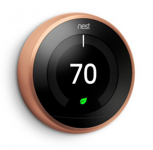 Терморегулятор Google Nest Learning Thermostat, 3-е поколение, Copper
