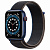 Купить Apple Watch Series 6 // 44мм GPS + Cellular // Корпус из алюминия синего цвета, спортивный браслет угольного цвета