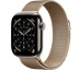 Apple Watch Series 11 // 42мм GPS+Cellular // Корпус из титана натурального цвета, миланский сетчатый браслет золотого цвета Apple Watch Series 11 // 42мм GPS+Cellular // Корпус из титана натурального цвета, миланский сетчатый браслет золотого цвета