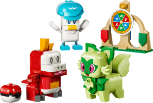 Конструктор Lego Pokémon SMART Play: Sprigatito, Fuecoco and Quaxly Battle (72158)