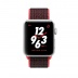 Apple Watch Series 3 Nike+ // 42мм GPS + Cellular // Корпус из серебристого алюминия, спортивный ремешок Nike черного цвета (MQLE2)