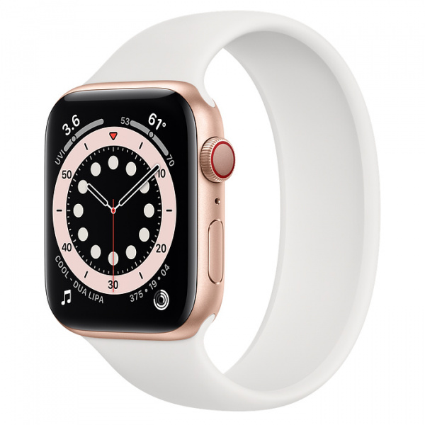Apple watch rose gold white band clearance