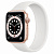 Купить Apple Watch Series 6 // 44мм GPS // Корпус из алюминия золотого цвета, монобраслет белого цвета